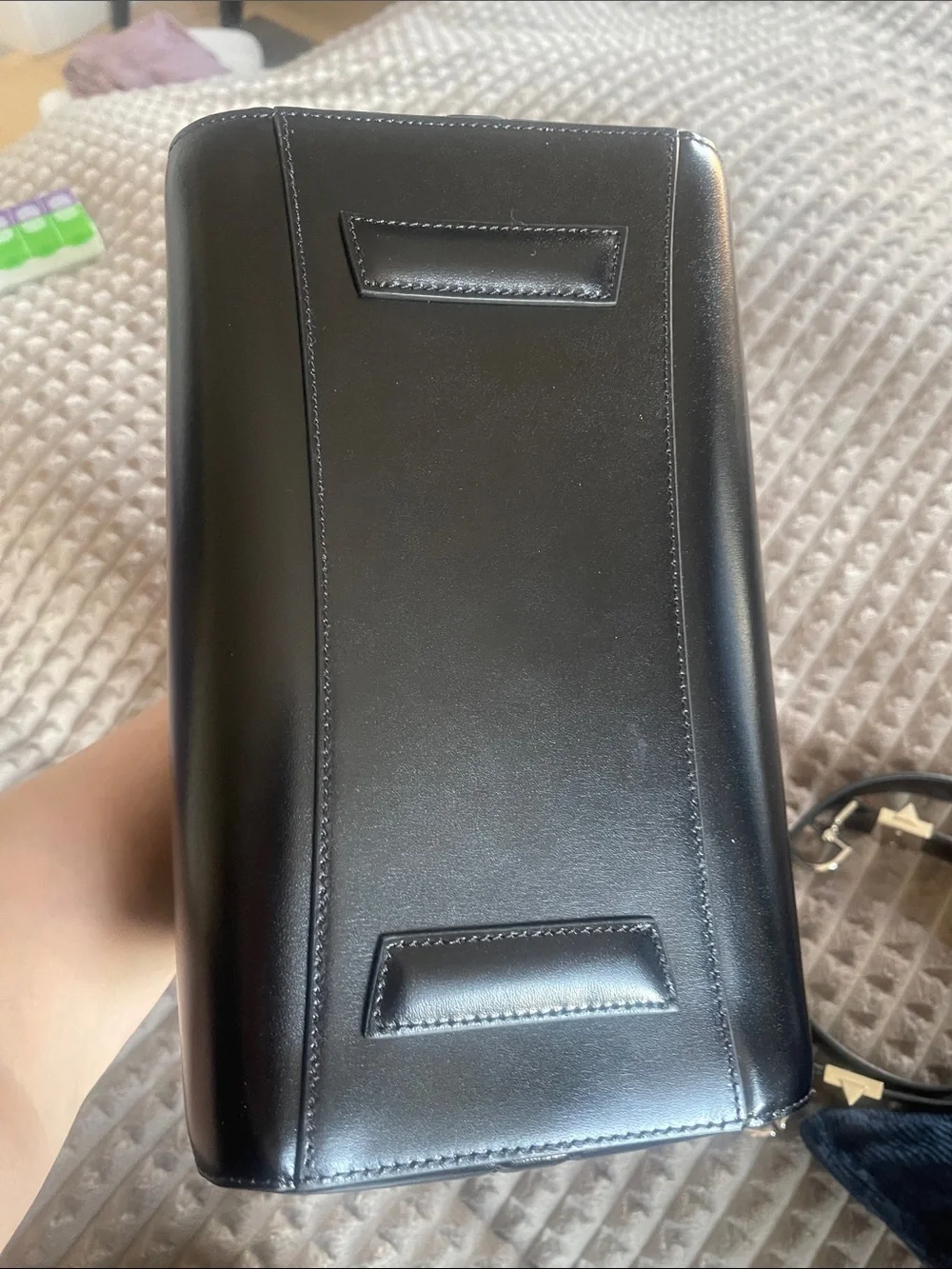 Givenchy Black Box Leather Antigona Satchel with Detachable Strap
